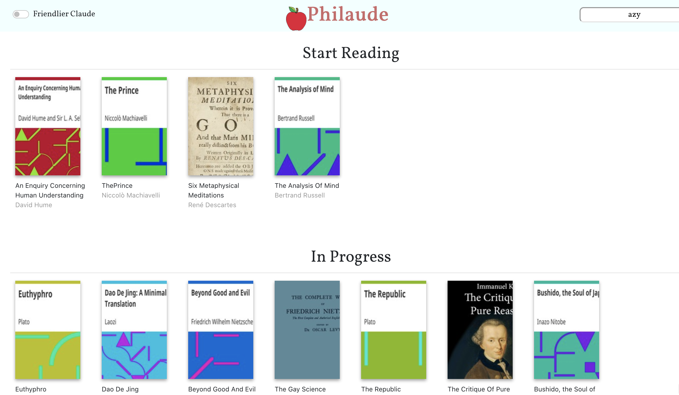 philaude homepage